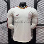 Camiseta España Segunda Equipación Mundial 2026 ML Blanco/Rojo (EDICIÓN JUGADOR)