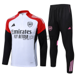 Sudadera De Entrenamiento Arsenal 2025/2026 Kit Blanco/Negro/Rojo