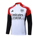 Sudadera De Entrenamiento Arsenal 2025/2026 Blanco/Negro/Rojo