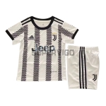 Juventus Kid's Soccer Jersey Kit White/Black 2022/2023