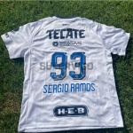 Camiseta SERGIO RAMOS 93 Monterrey Segunda Equipación 2025/2026 Blanco