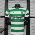 Camiseta Lisboa Primera Equipación 2025/2026 Verde/Blanco (EDICIÓN JUGADOR)