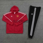 2022/2023 Manchester United Red Hoodie Training Kit (Jacket+Trouser)