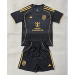 Camiseta Fulham F.C. Tercera Equipación 2025/2026 Negro Niño Kit