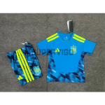 Camiseta de Portero España Primera Equipación Mundial 2026 Azul Niño Kit