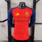 Camiseta España Primera Equipación Mundial 2026 ML Rojo/Azul (EDICIÓN JUGADOR)