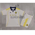 Camiseta Al Nassr Tercera Equipación 2025/2026 Blanco Niño Kit
