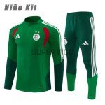 Sudadera de Entrenamiento Argelia 2026 Niño Kit Verde