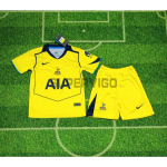 Camiseta Tottenham Hotspur Tercera Equipación 2025/2026 Amarillo Niño Kit