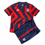 USA Kid's Soccer Jersey Away Kit 2021