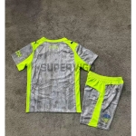 Camiseta Manchester City Tercera Equipación 2025/2026 Gris/Verde Neón Niño Kit