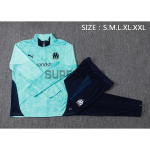 Sudadera De Entrenamiento Olympique Marsella 2025/2026 Kit Azul Verdoso