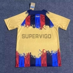 Camiseta Barcelona 2023/2024 Amarillo/Azul/Rojo