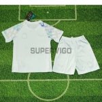 Camiseta Inter de Milan Segunda Equipación 2025/2026 Blanco Niño Kit