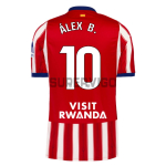 Camiseta ÁLEX B. 10 Atlético de Madrid Primera Equipación 2026/2027 Rojo/Blanco La Liga