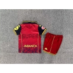 Camiseta Deportivo de La Coruña Segunda Equipación 2025/2026 Rojo Niño Kit con Parche La Liga