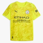 Camiseta Portero Manchester City 2025/2026 Amarillo Brillante