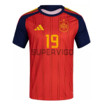 Camiseta Lamine Yamal 19 España Primera Equipación 2026 Rojo/Azul