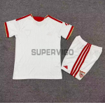 Camiseta Sevilla FC Primera Equipación 2026/2027 Blanco Niño Kit con Parche La Liga