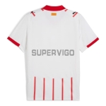Camiseta Girona Primera Equipación 2025/2026 Blanco/Rojo