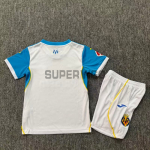 Camiseta Villarreal Segunda Equipación 2026/2027 Blanco/Azul Niño Kit con Parche La Liga