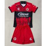 Camiseta Tijuana Primera Equipación 2025/2026 Rojo Niño Kit