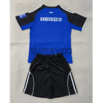 Camiseta Hamburger SV Segunda Equipación 2025/2026 Azul Niño Kit
