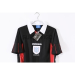 Camiseta Inglaterra Tercera Equipación Retro 1998 Negro