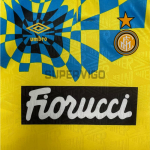 Camiseta Inter de Milan Tercera Equipación Retro 1992/94 Amarillo