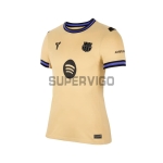 Camiseta Barcelona Segunda Equipación 2025/2026 Oro Mujer