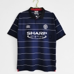 Manchester United Soccer Jersey Away 1999/2000 Retro Version