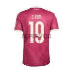Camiseta C. ESPÍ 19 Real Madrid Tercera Equipación 2026/2027 Rosa con Parche HP