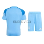 Camiseta de Portero Real Madrid 2025/2026 Azul Niño Kit