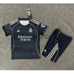 Camiseta Real Madrid Segunda Equipación 2025/2026 Azul Marino Niño Kit