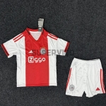 Camiseta Ajax Primera Equipación 2025/2026 Rojo/Blanco Niño Kit