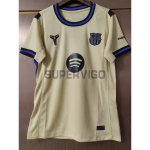 Camiseta Barcelona Segunda Equipación 2025/2026 Oro Mujer
