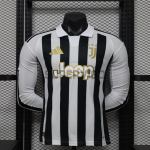 Camiseta Juventus Primera Equipación 2026/2027 ML Negro/Blanco (EDICIÓN JUGADOR)