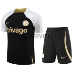 Camiseta de Entrenamiento Chelsea FC 2023/2024 Negro/Blanco