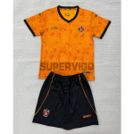 Camiseta Wolverhampton Wanderers Primera Equipación 2026/2027 Amarillo Niño Kit