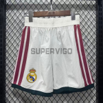 Pantalón Corto Real Madrid Primera Equipación 2026/2027 Blanco (EDICIÓN JUGADOR)