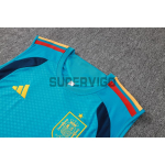 Camiseta De Entrenamiento España Sin Mangas 2026 Kit Azul Real