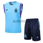 Camiseta de Entrenamiento Argentina Sin Mangas 2023 Kit Azul