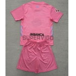 Camiseta Celta de Vigo Tercera Equipación 2025/2026 Rosa Niño Kit con Parche La Liga