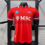 Camiseta Napoli Tercera Equipación 2026/2027 Rojo (EDICIÓN JUGADOR)