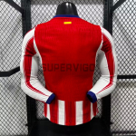 Camiseta Atlético de Madrid Primera Equipación 2026/2027 ML Rojo/Blanco (EDICIÓN JUGADOR)