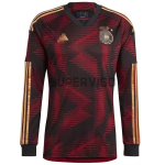 Germany Soccer Jersey Away Long Sleeve 2022 World Cup