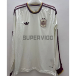 Camiseta España Segunda Equipación Mundial 2026 ML Blanco 2 Estrellas