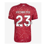 Camiseta VÍCTOR M.V. 23 Liverpool Primera Equipación 2026/2027 Rojo Premier League