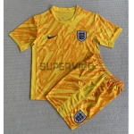 Camiseta De Portero Inglaterra 2024 Niño Kit Amarillo