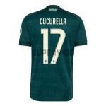 Camiseta CUCURELLA 17 Real Madrid Segunda Equipación 2026/2027 Verde Oscuro con Parche HP